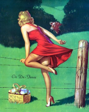 Pin up Painting - Gil Elvgren pin up 18